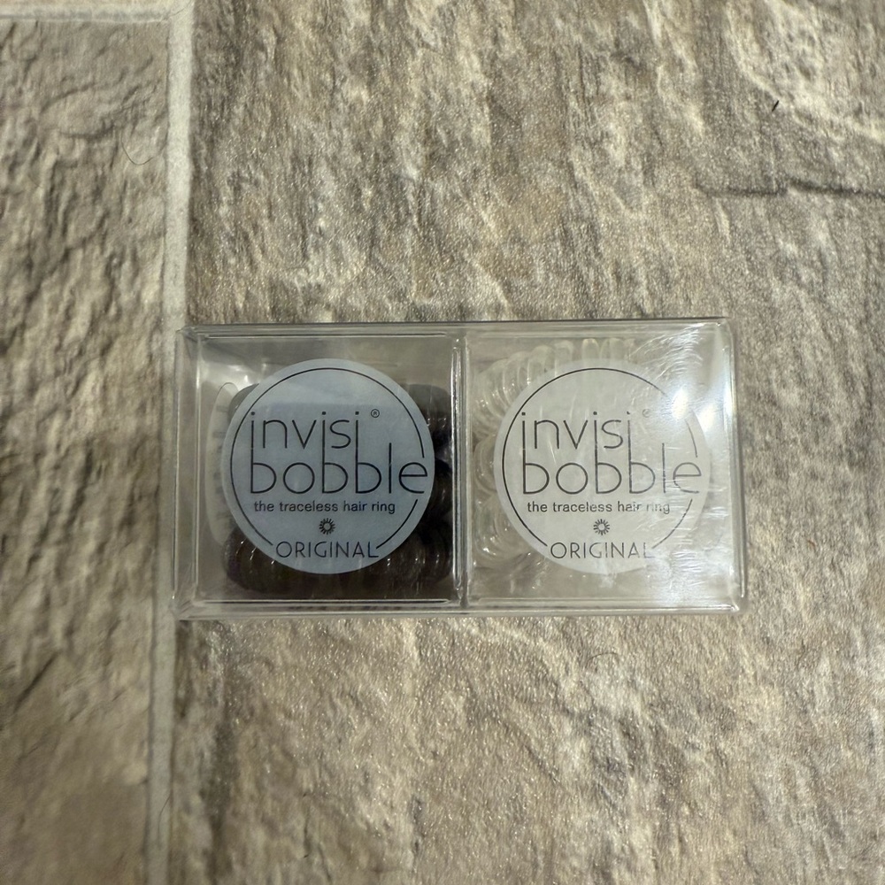 Invisibobble Original Hair Rings - Black and Clear